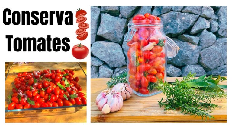 Conservación de tomates cherry sin hornear: trucos rápidos y efectivos