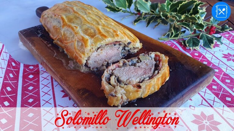 Solomillo Wellington: Deliciosa fusión de sabores con bacon y foie