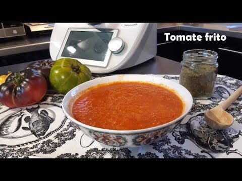 Receta fácil de tomate frito en Thermomix para 1kg