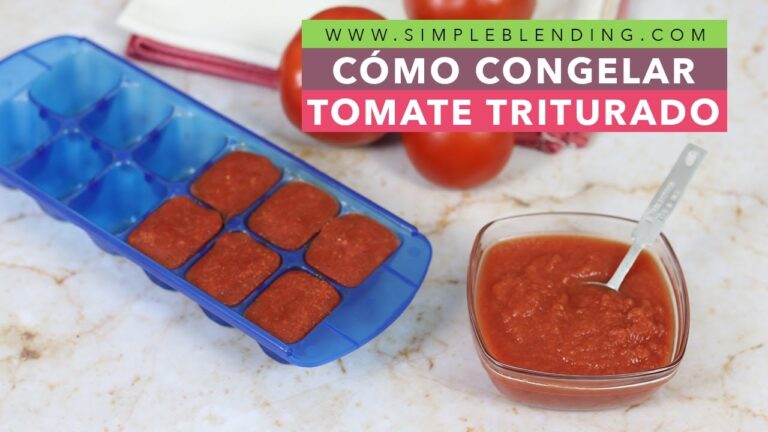 Duración óptima del tomate triturado en la nevera